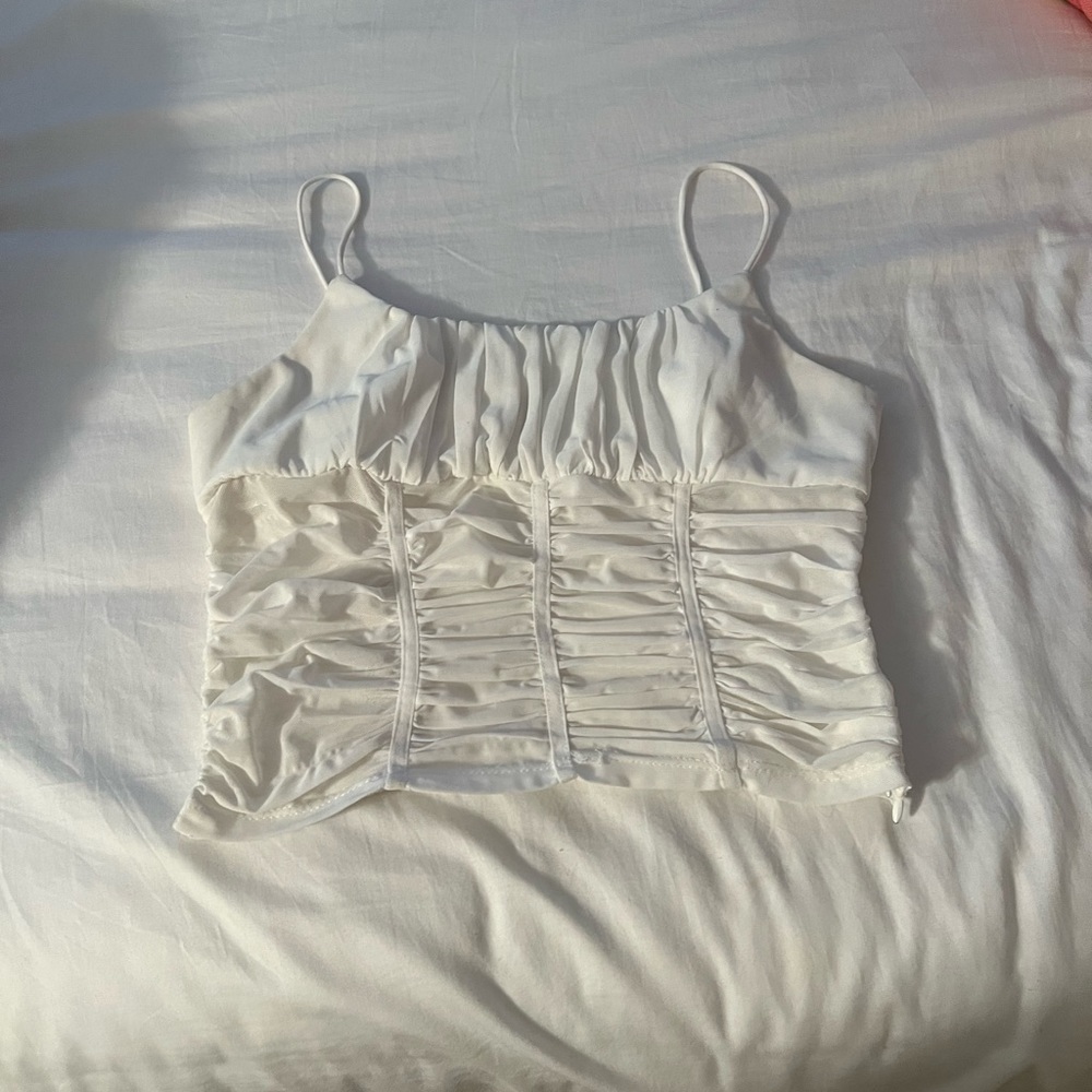 White Princess Polly tank top